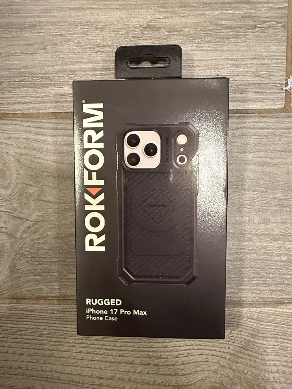 Rokform Rugged Protective Case for iPhone 17 Pro Max — Black